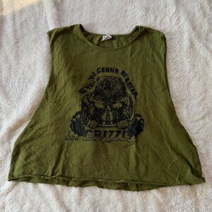 Yeah I Work Out Cropped Side Cut Tee